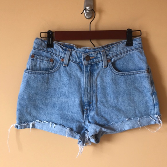 Levi's Pants - Levi's High Rise Cutoff Shorts Jean Denim